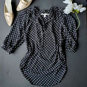 💍Lauren Conrad Polka dot Blouse